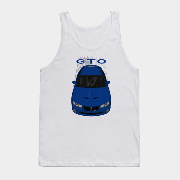 Pontiac GTO 2004-2006 - Impulse Blue Tank Top by V8social